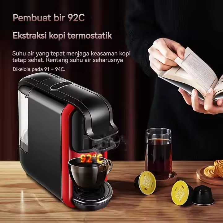 Mesin Kopi Espresso Coffee Lahome Mesin Kopi Espresso Multi Kapsul Mesin Kopi Kapsul 4in1 20 Bar