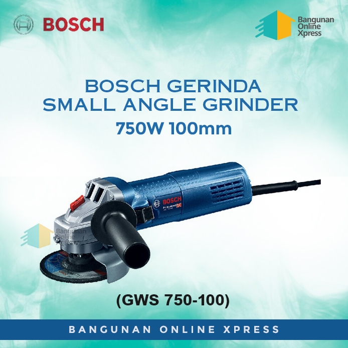 Bosch Mesin Gerinda 4"  Slide Switch Heavy Duty (GWS 750-100)