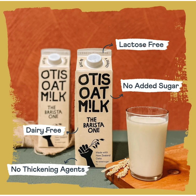 

Otis Oatmilk Oat Milk BPOM The Barista One 1 Liter Susu OATMILK Oatly 1L