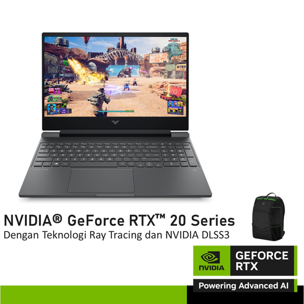 HP VICTUS 15 RYZEN 5 7535HS RTX2050 4GB / 8GB 512GB FHD 144HZ