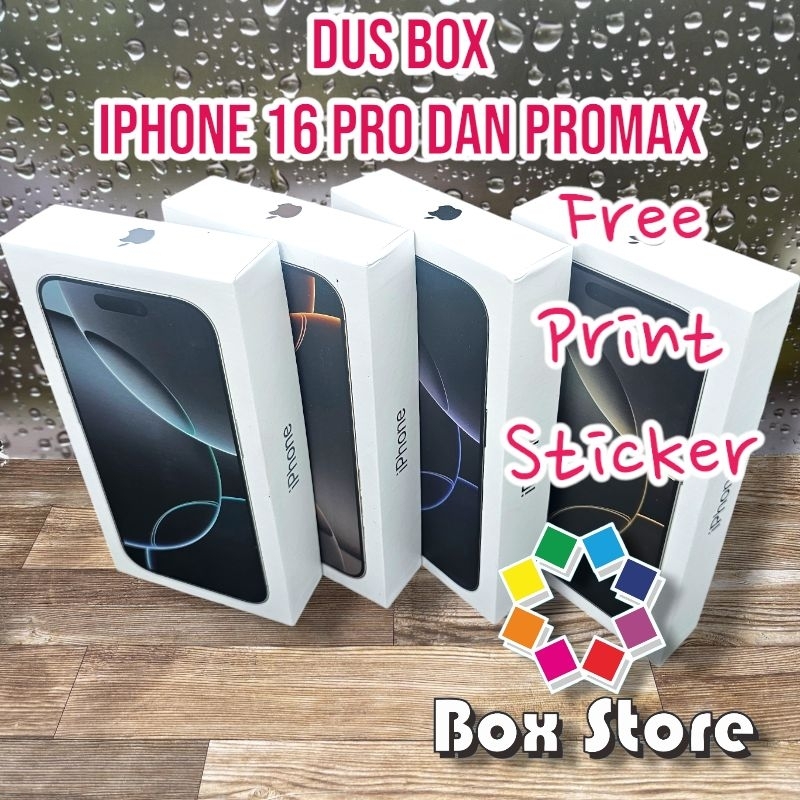 

DUS BOX KOTAK iPhone 16 PRO DAN PROMAX FREE REQ STIKER