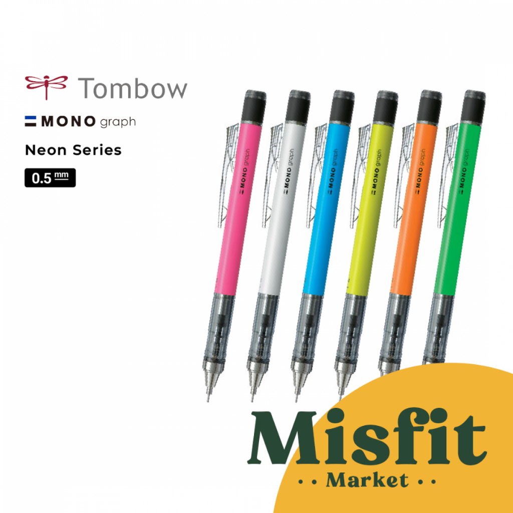 

Tombow Mono Graph NEON Series Mechanical Pencil 0.5 mm Pensil Mekanik Cetek