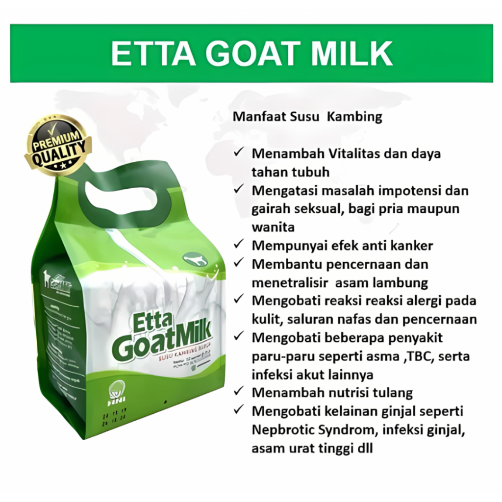 

Susu Kambing Etawa Skygoat | Susu Kambing Etawa Murni HNI ETTA GOAT MILK | EGM | Skygoat Original