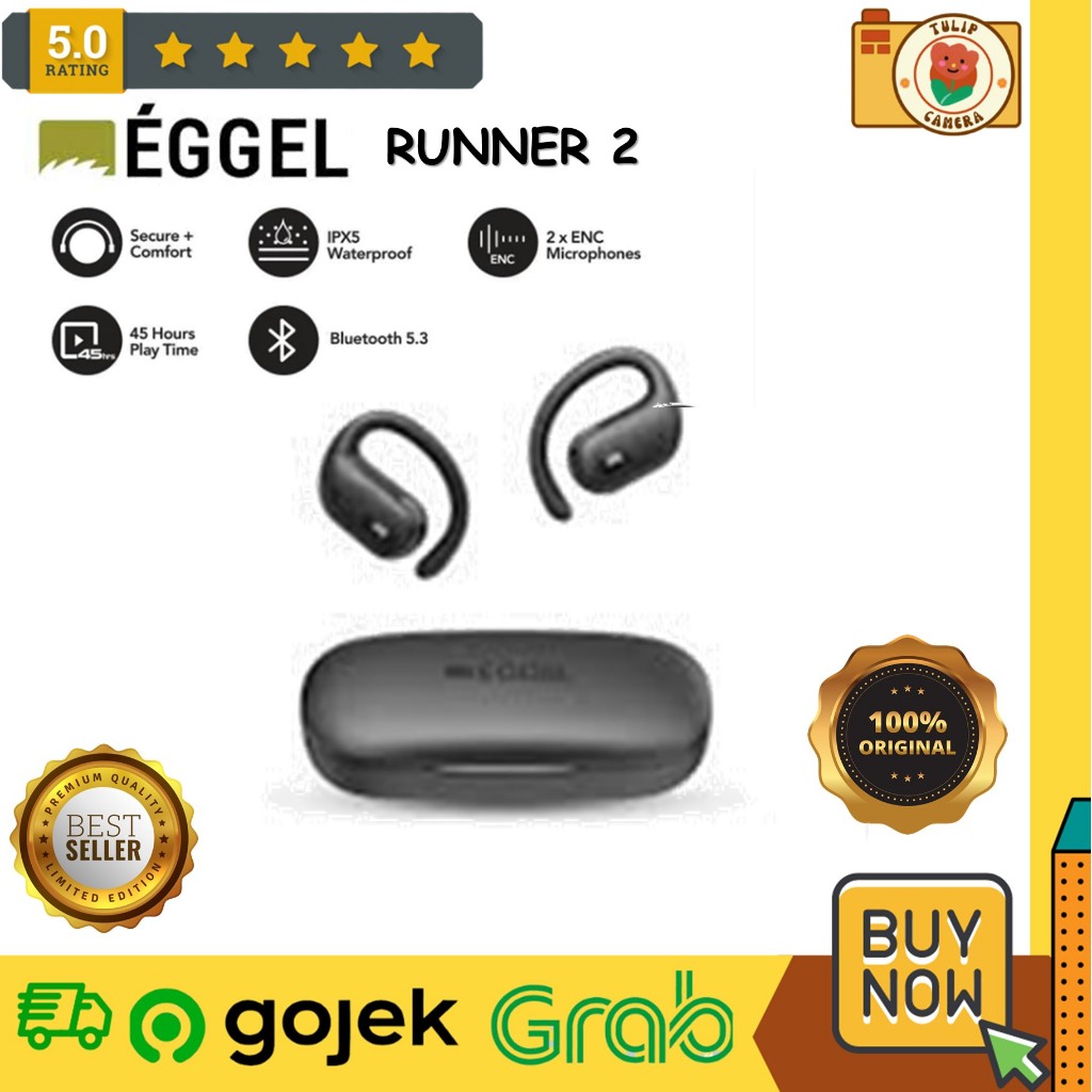 Eggel Runner 2 Open Ear Air Conduction Sports Earphone