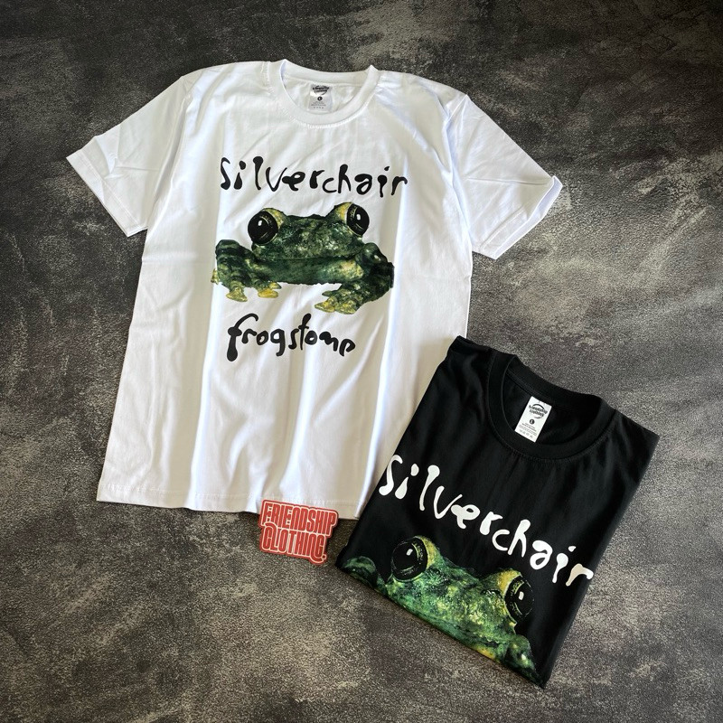 Baju Kaos Band Silverchair Frogstone Tshirt Grunge Vintage Cotton Combed 24s Tanpa Jahitan Samping B