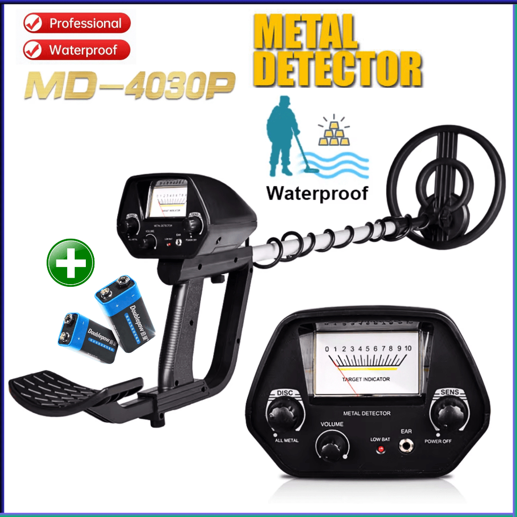 KingDetector MD 4030P Alat Pendeteksi emas dalam tanah dan logam / detektor logam emas dalam tanah