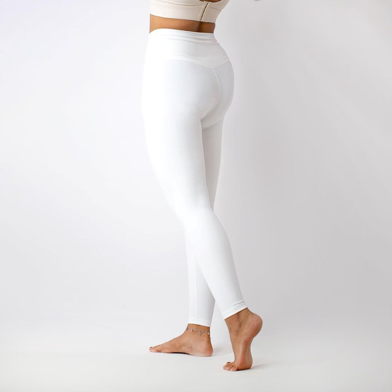 Paket 1 lusin Legging Import Bahan Tebal Khusus Putih/Legging Wanita Murah Premium