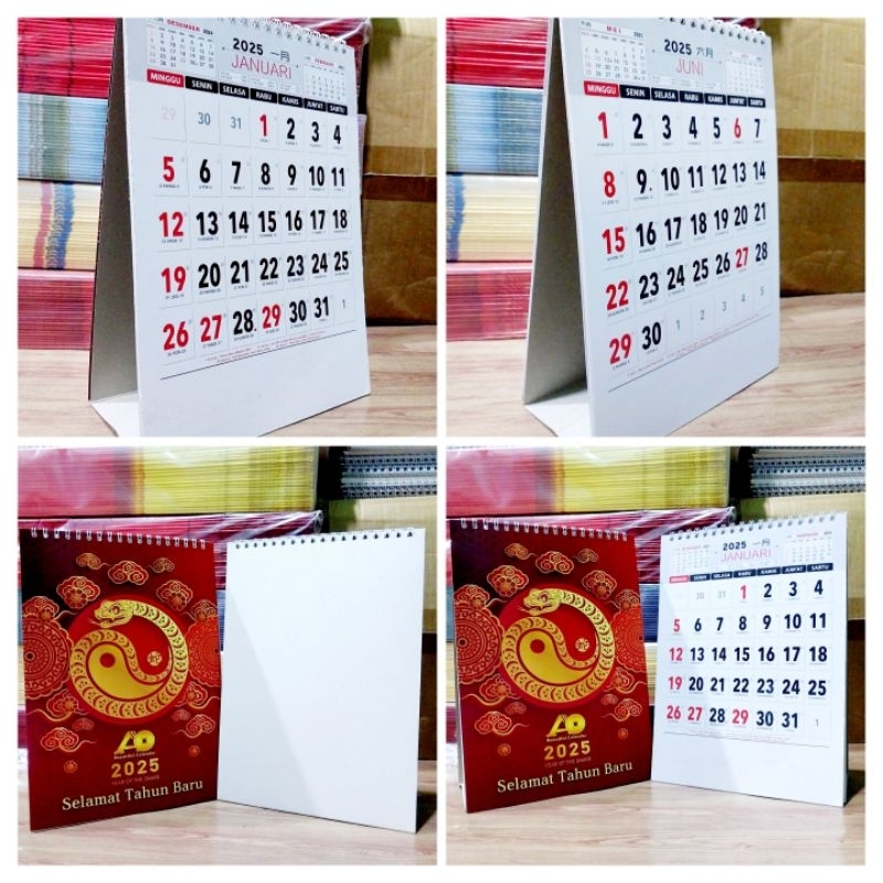 

kalender meja 2025 kalender kerja AO 701 uk 16,5 × 26,5cm