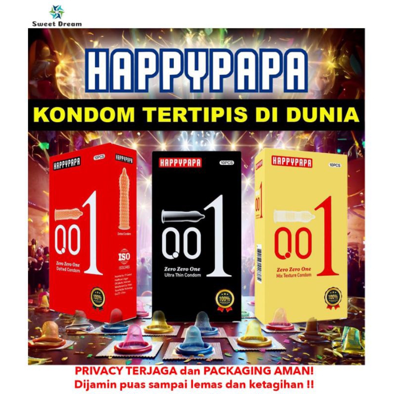 Kondom Happy Papa HappyPapa Kondom Super Tipis Kondom Tipis