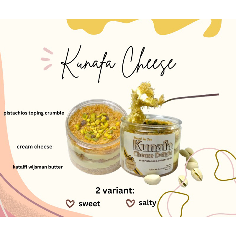 

Kunafa Cheese in jar by this sweet 250gr