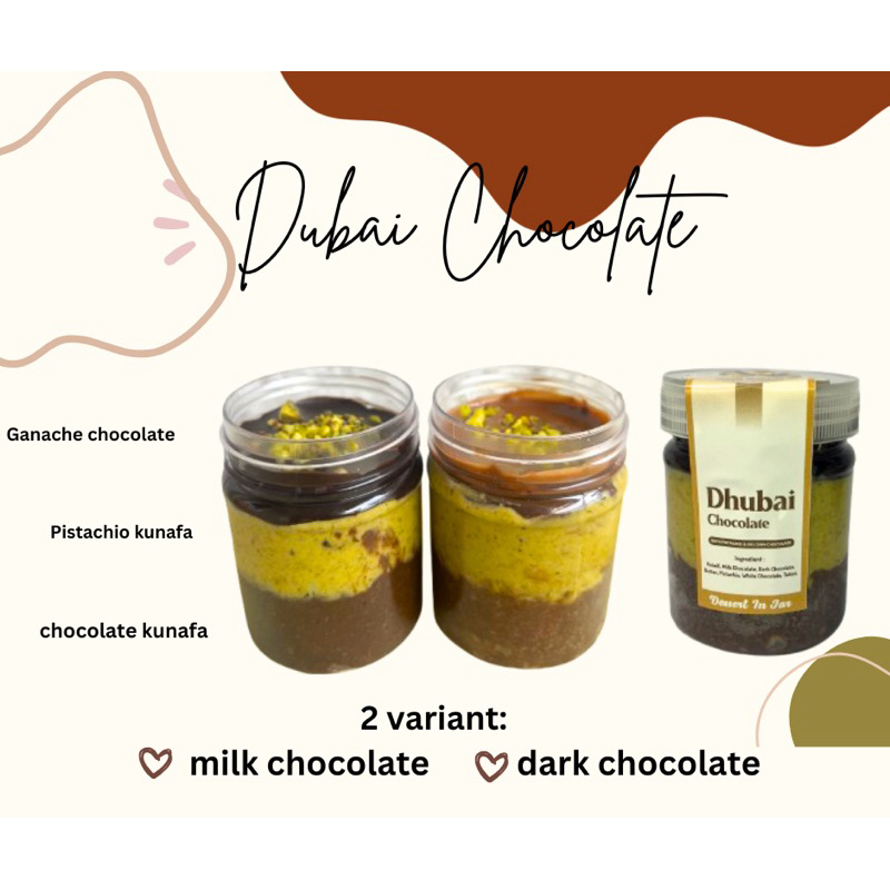 

Dubai chocolate 100gr full belgian couverture premium
