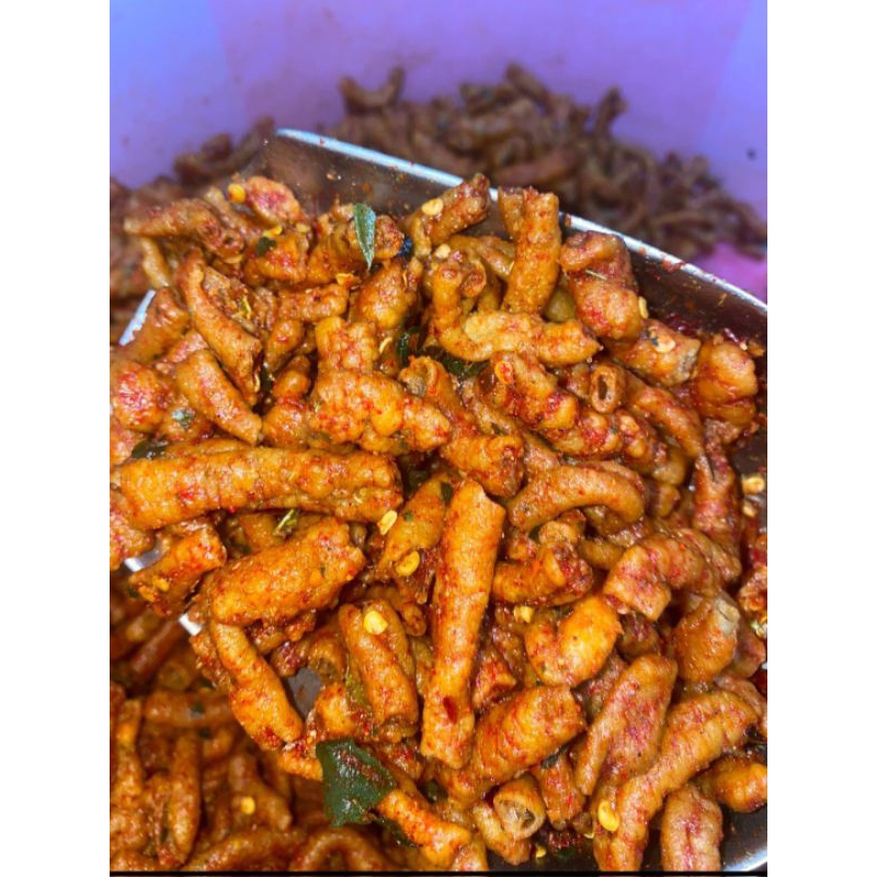 

Kripik Usus Bumbu Kriuk Kemasan 250 Gram