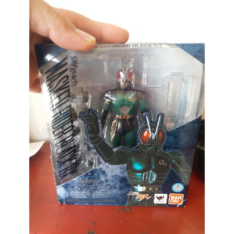 shf action figure kamen rider black rx ksatria baja hitam rx