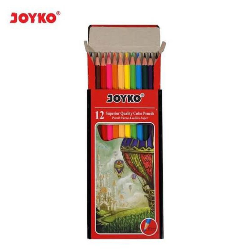 

Joyko Pensil Warna Superior Quality Color Pencils HexagonalGrip CP-100