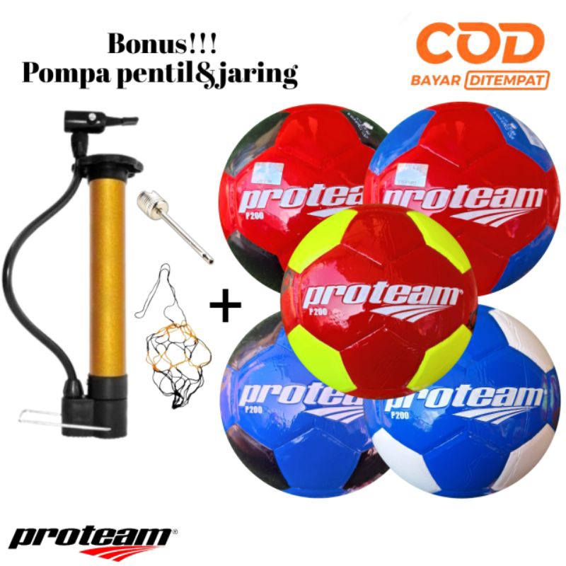 BOLA SEPAK PROTEAM OFFICIAL P200 BARCLAYS PREMIER LEAGUE SIZE 4/GRATIS POMPA PENTIL&JARING