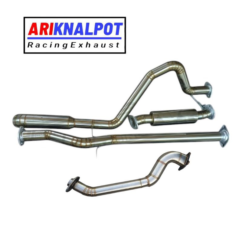 KNALPOT FULLSYSTEM PAJERO GLX GSX EXCED TRITON KHUSUS STRADA TRITON DC SC GLS GLX SEMUA JENIS STRADA