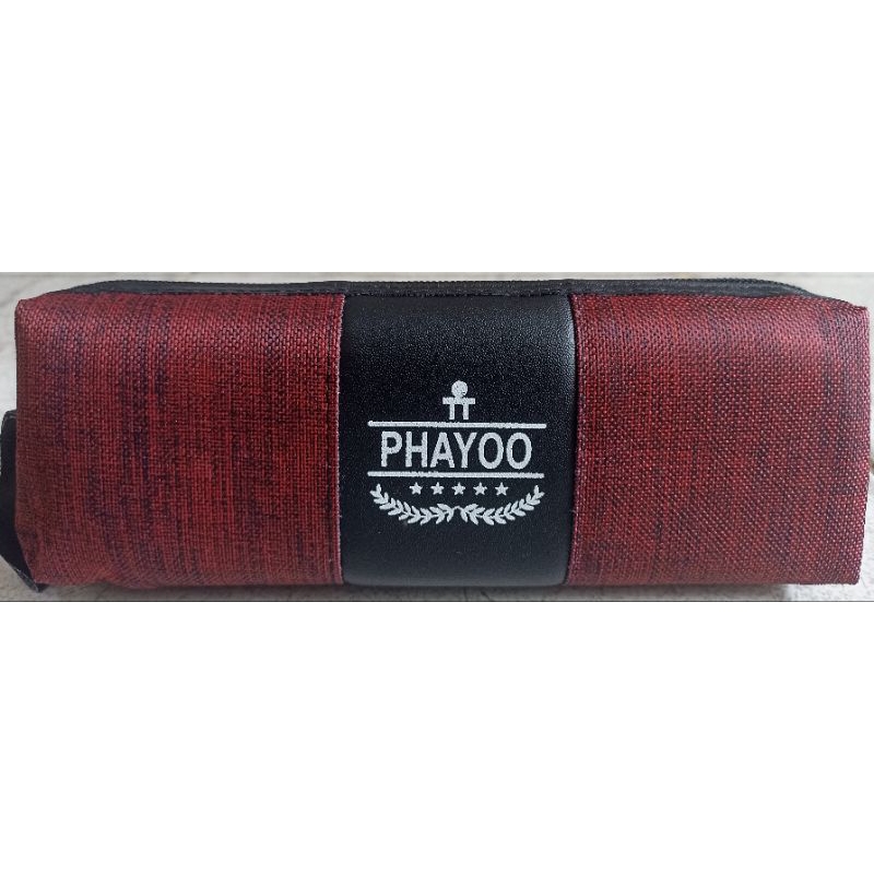 

Tempat pensil Phayoo retsleting Merah Maroon