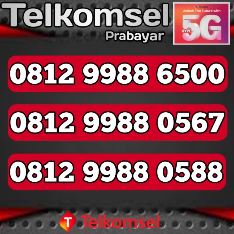 Simpati 0812 9988 kartu perdana Telkomsel