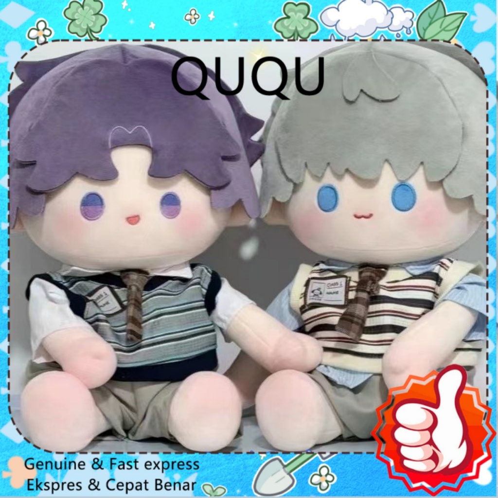 QUQU 40cm Love and Deepspace  Rafayel Xavier Zayne Attribute Cotton Doll baju boneka 40cm Dress up d