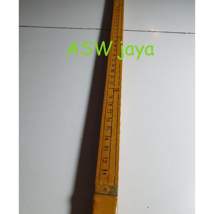 BOMBASTIS Meteran KayuMeteran Kain 1 meter