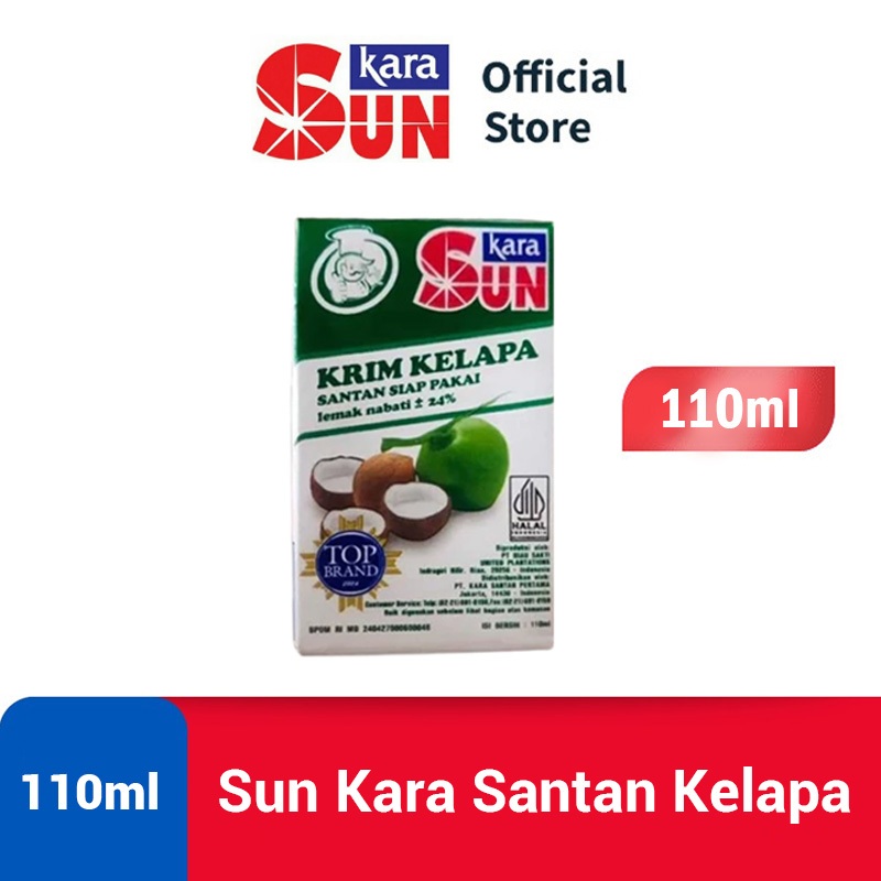 

SUN KARA Santan Kelapa (Coconut Cream) 110 ml