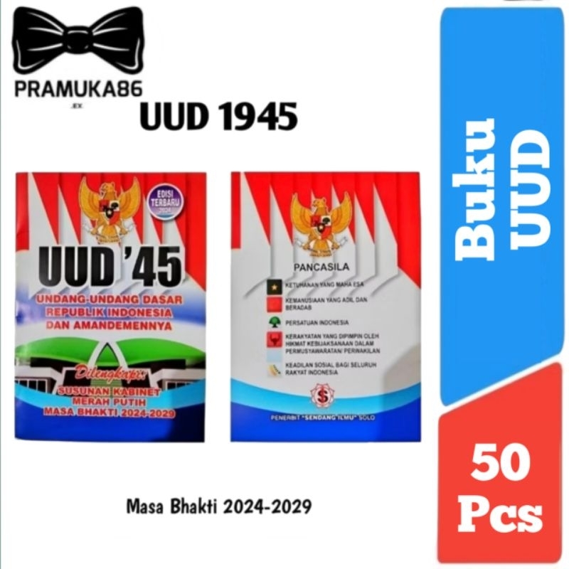 

(50pcs) Buku UUD 1945 - Buku Saku Uud 45