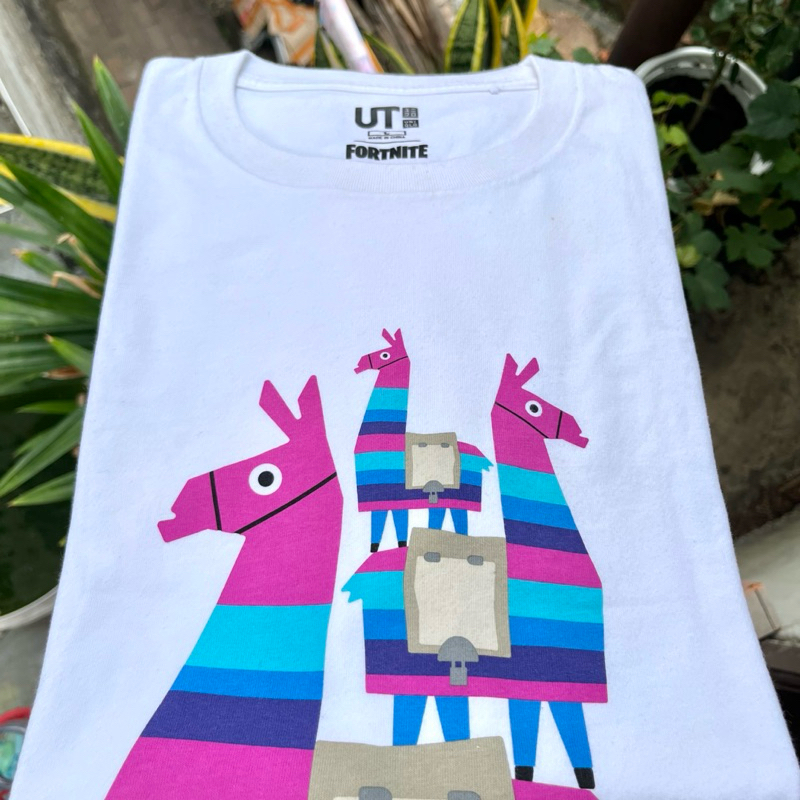 T-Shirt UNIQLO UT x Fortnite White (L)