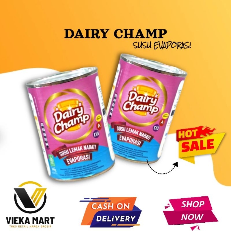 

Dairy Champ Susu Evaporasi 390gr