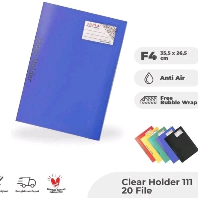 

topla clear Holder 111-display book 20/40/60 File-penyimpanan kertas dan berkas