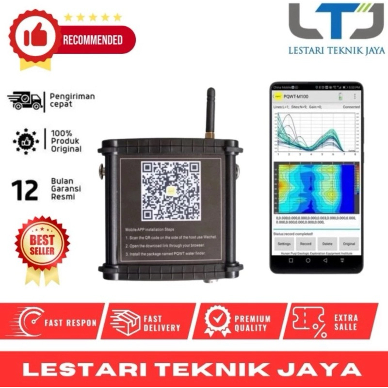 PQWT-M100 underground water detector 0-100m drilling find freswater