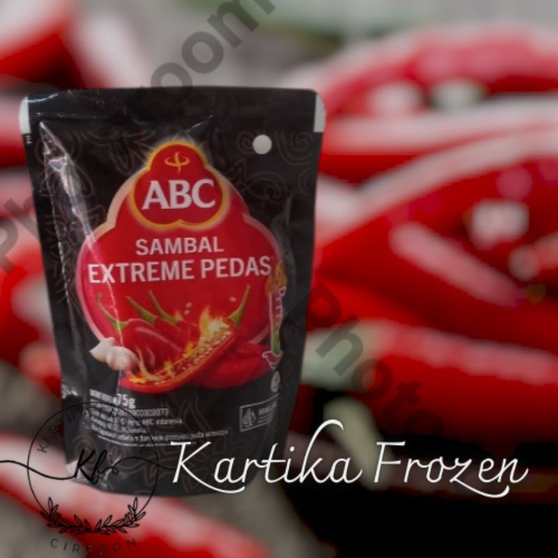 

ABC SAMBAL ASLI, EXTRA PEDAS, EXTREME PEDAS POUCH 75 Gram