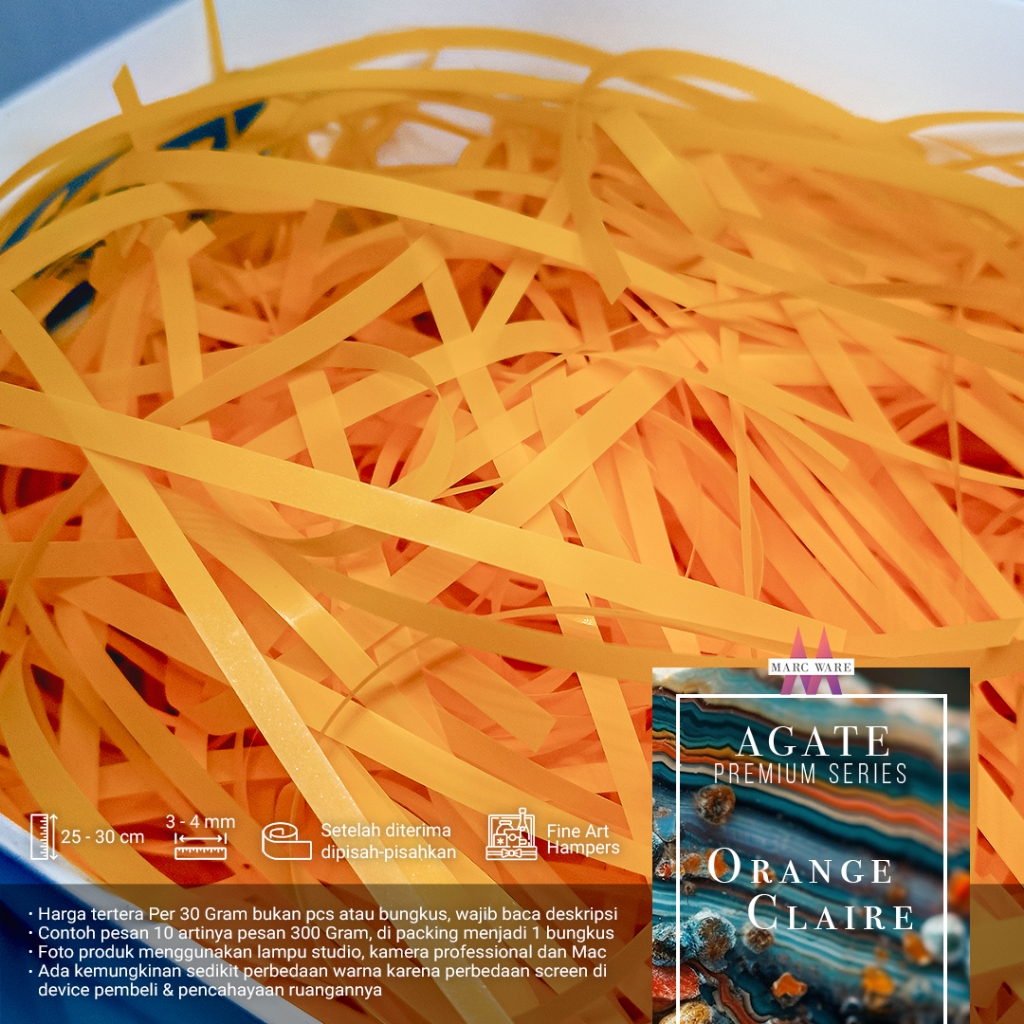 

KERTAS CACAH KERTAS SERUT PREMIUM ORANGE CLAIRE 30 GRAM