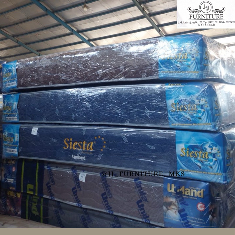 Springbed kasur uniland siesta makassar kasur uniland murah