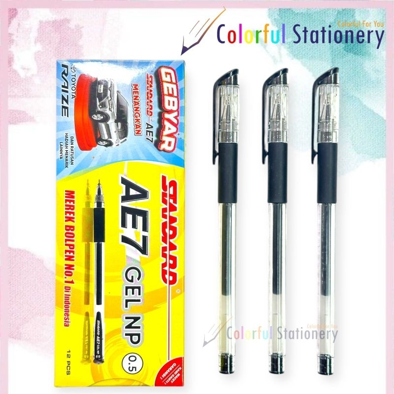 

Pulpen / Ballpoint / Pen AE 7 Gel NP (12 Pcs)