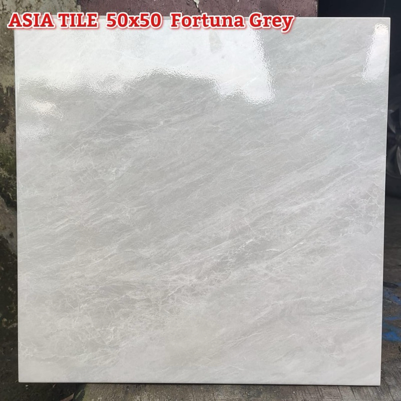 KERAMIK 50x50 asia tile fortuna grey fontana grey