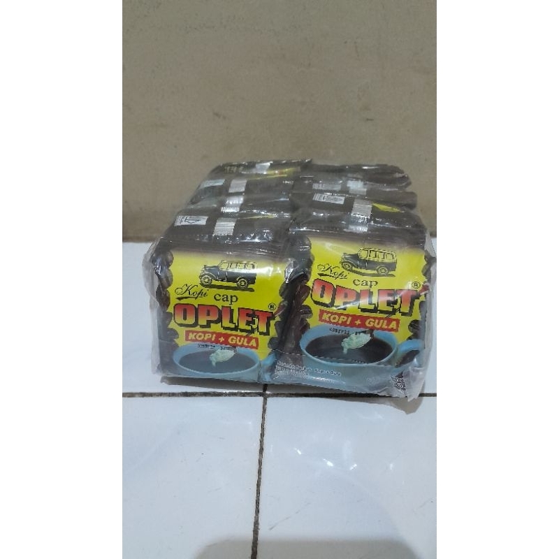 

Kopi Oplet 25gr kopi plus gula 1pack isi 20pcs