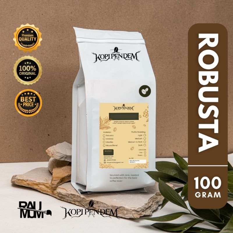 

Kopi Robusta Dampit Istimewa 100 gram Kopi Pendem Raumum Coffee 100g