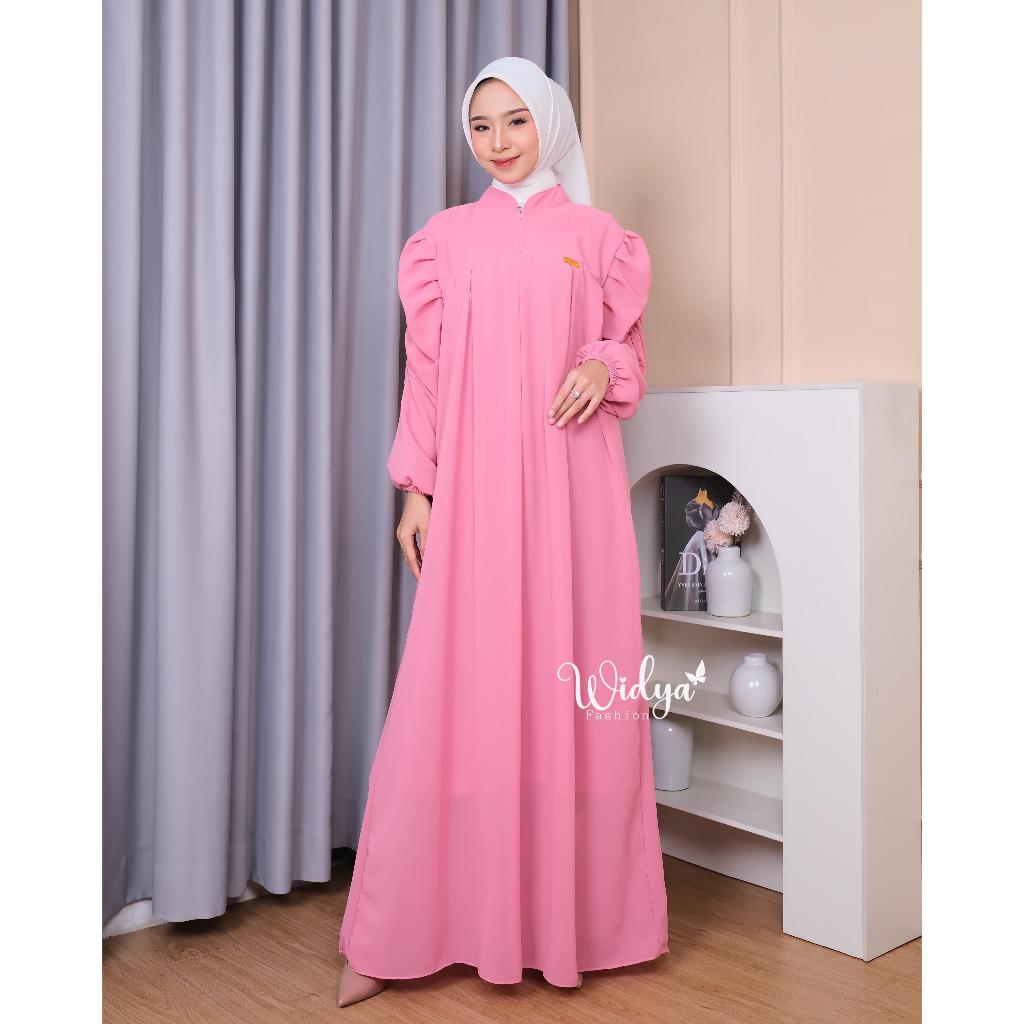 Yasmine Dress / Gamis Gaun ceruty Babydoll Pesta Lebaran Terbaru Termurah / Gamis Maxi Turki Lembut 