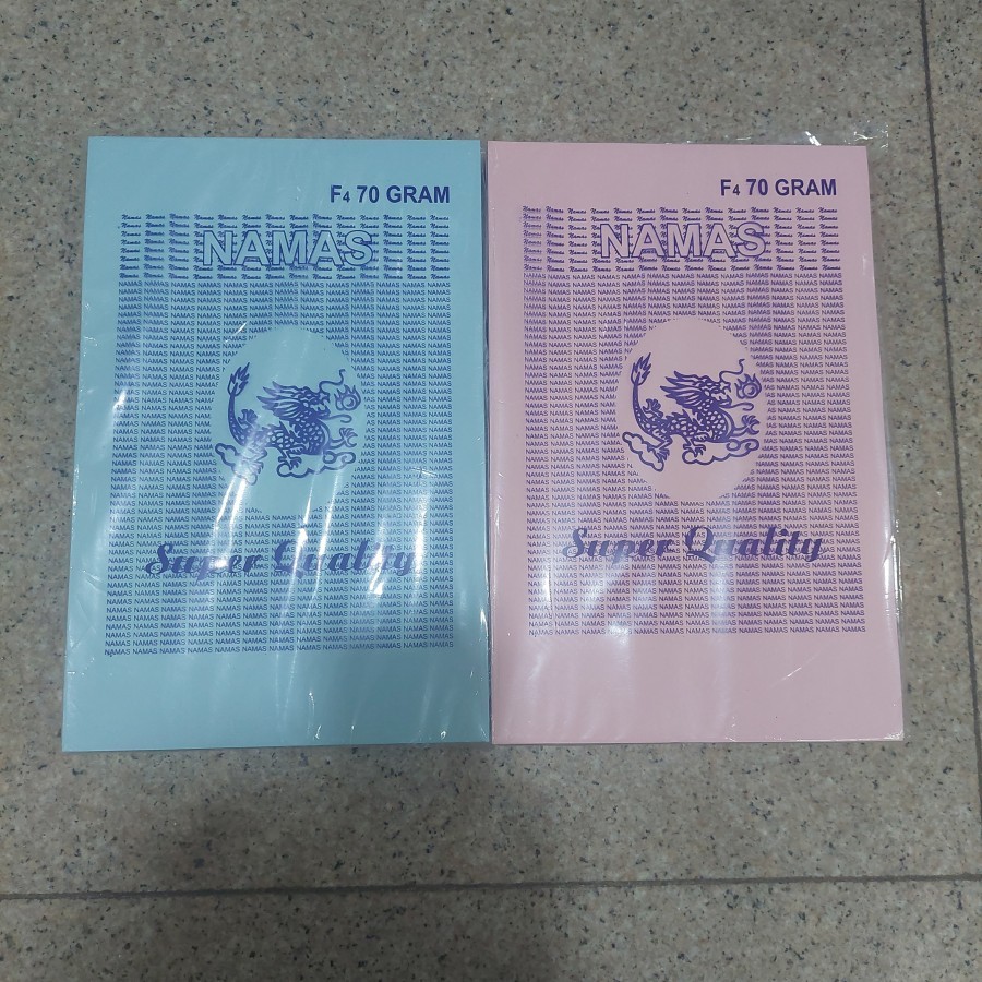 

Promo Kertas HVS Warna Namas / Nagamas Ukuran A4 70gr ( Pak Isi 400 Lembar )
