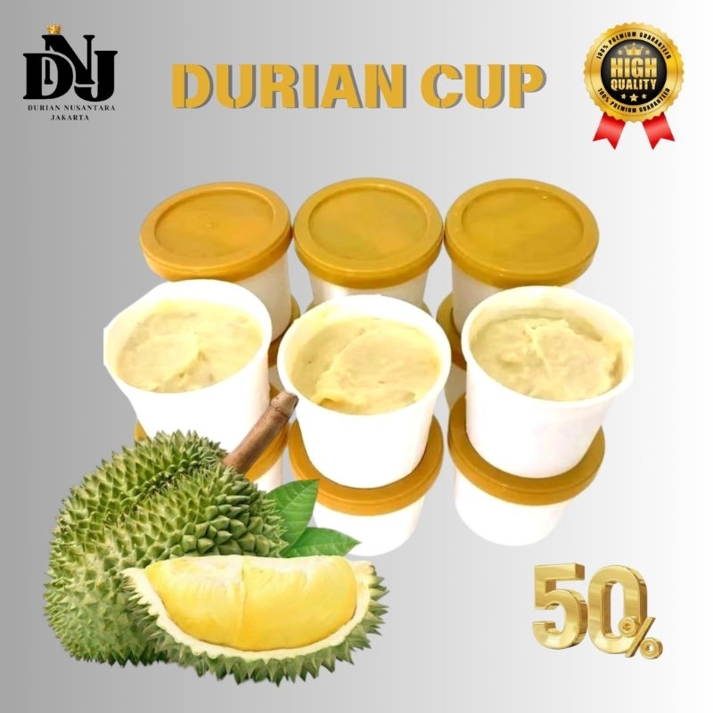 

Durian Cup 100gr Asli 100% Durian