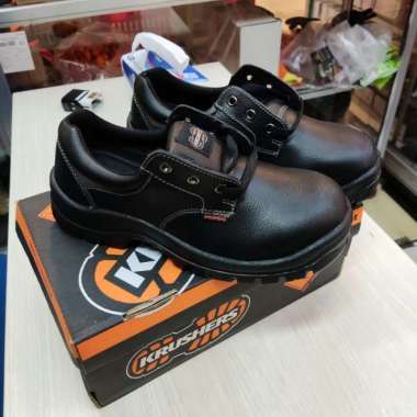 Sepatu safety KRUSHER ALASKA Hitam/Cokelat / Safety shoes KRUSHER ALASKA Original