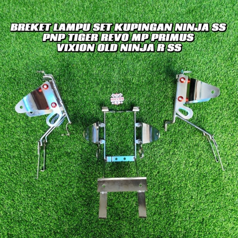 KUPINGAN LAMPU NINJA SS SET KUPINGAN BREKET LAMPU NINJA SS PNP TIGER MP VIXION OLD