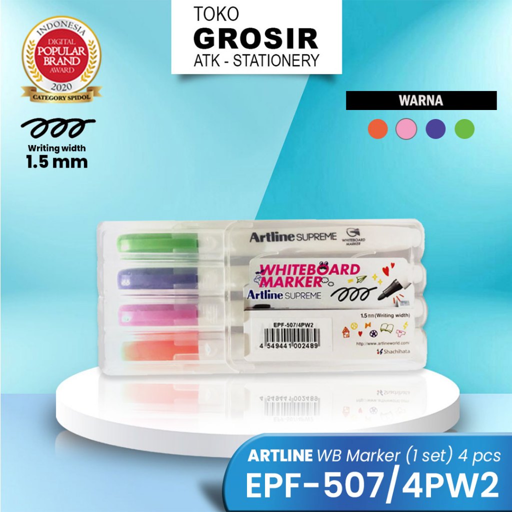 

ARTLINE Spidol Supreme Whiteboard Marker EPF-507 /4PW2