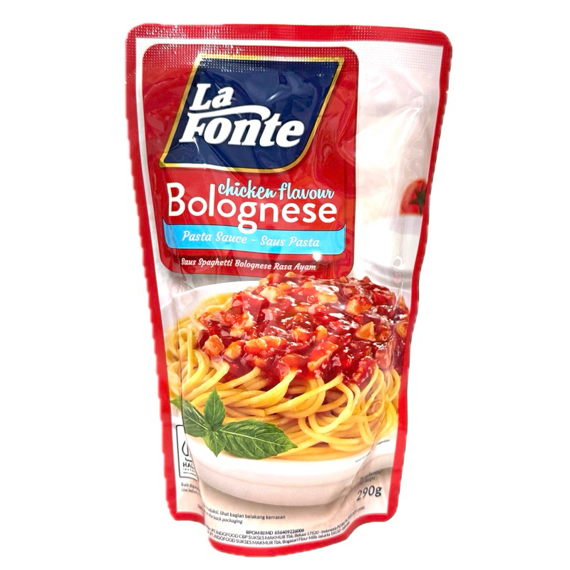 

La Fonte Saus Spaghetti Chicken Bolognese Rasa Ayam 290 gr