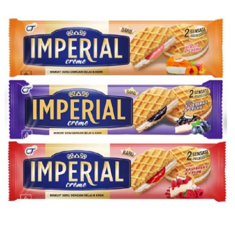 

Imperial Creme Biskuit Susu Dengan Selai Dan Krim 1 Pcs