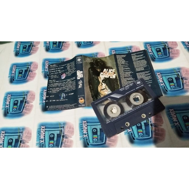 kaset pita alice cooper / trash