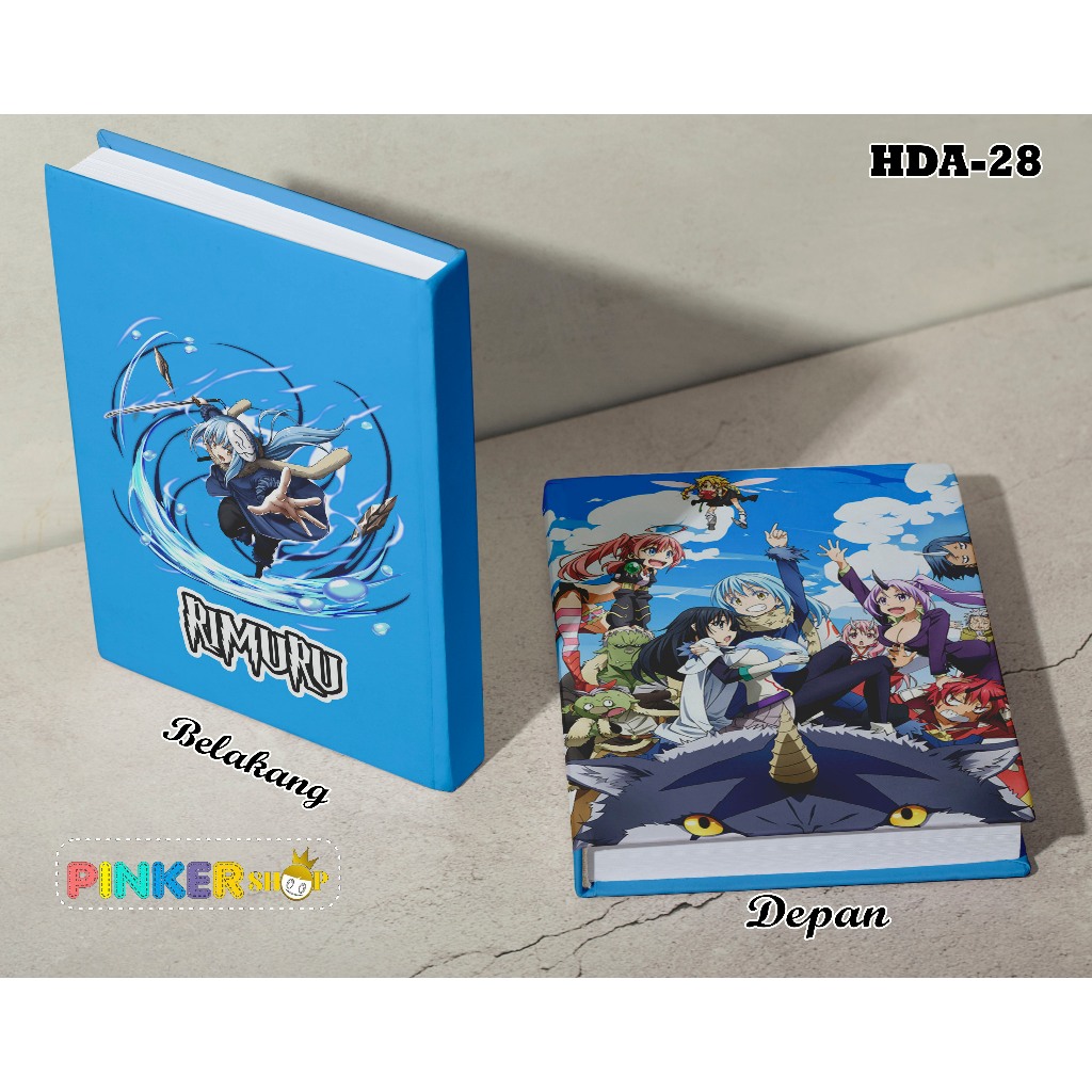 

(HDA-28) Hardcover Anime RIMURU Ukuran A5 Jurnal Agenda Planner