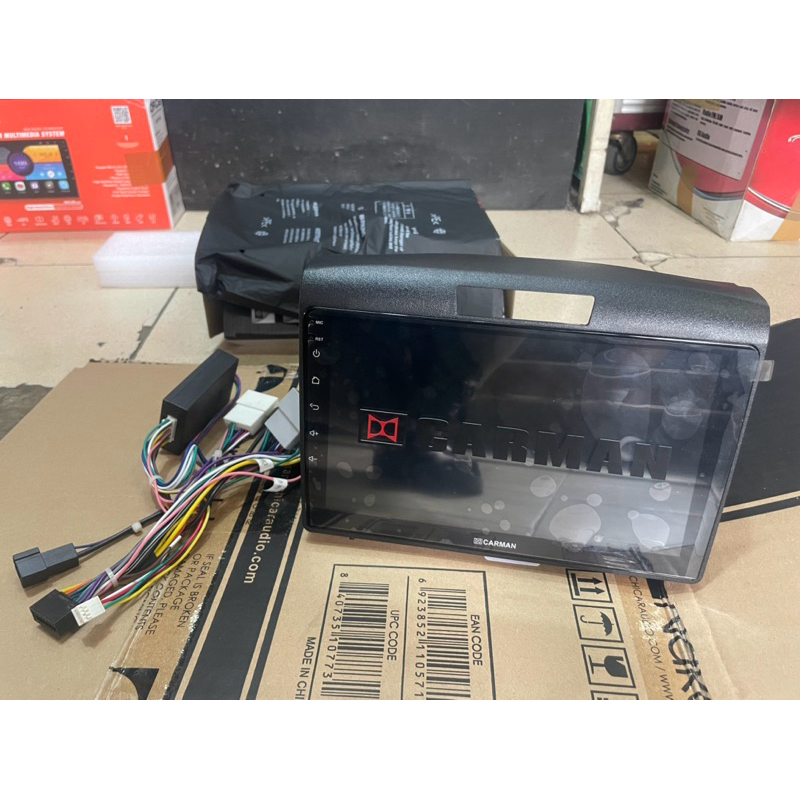 Head unit Android+frame dan canbus module steer buat crv gen4