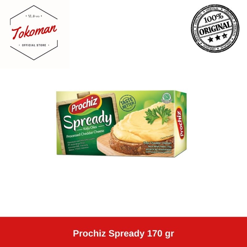 

Prochiz Spready 170gr / 170 gr Cheese / Keju Oles