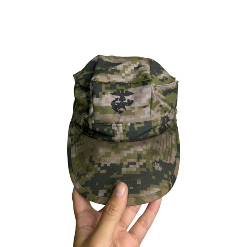 Okinawa Utility Working Cap Topi Army Loreng Digital Tiger Stripes Marines Korea (3)